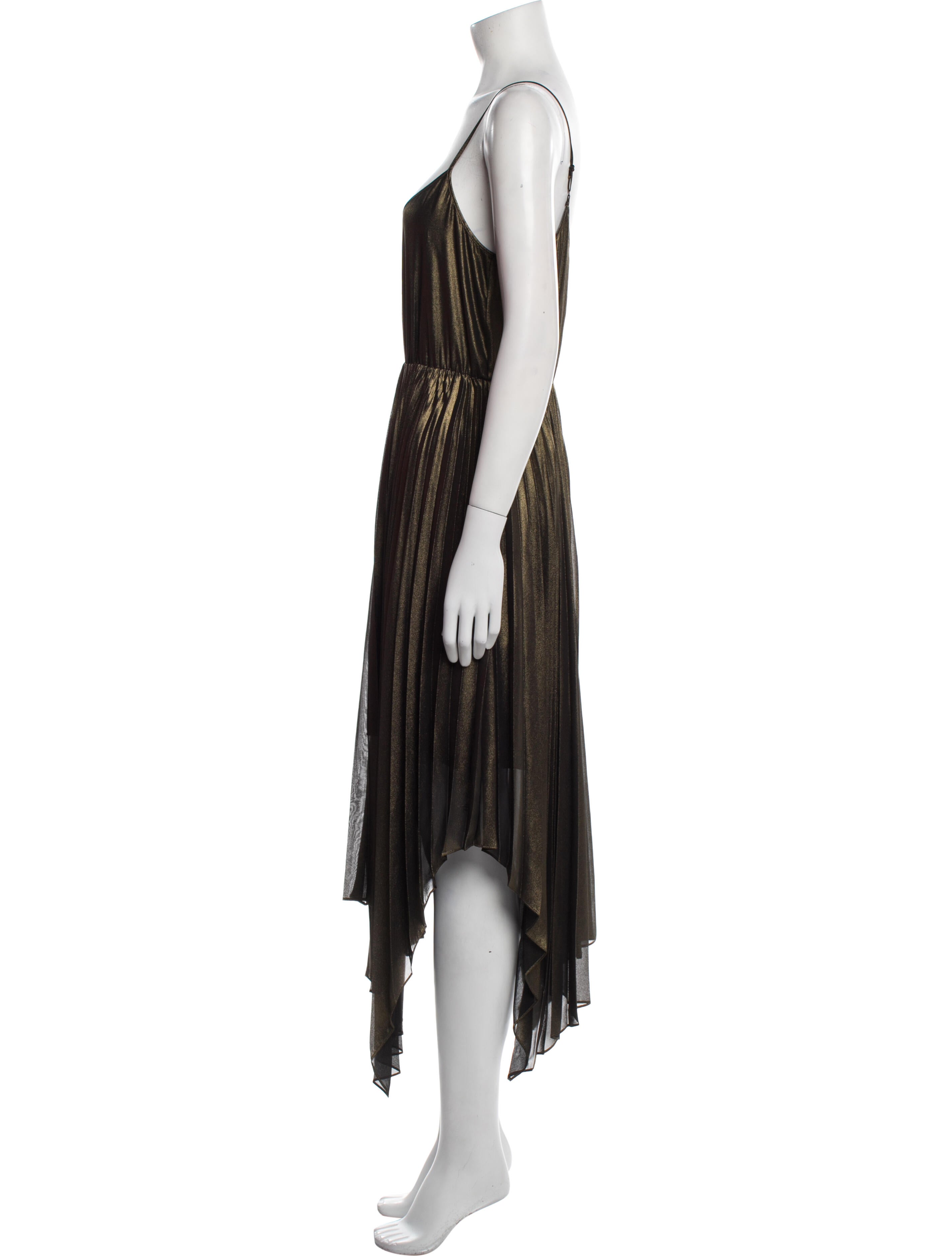 AllSaints Striped Long Dress